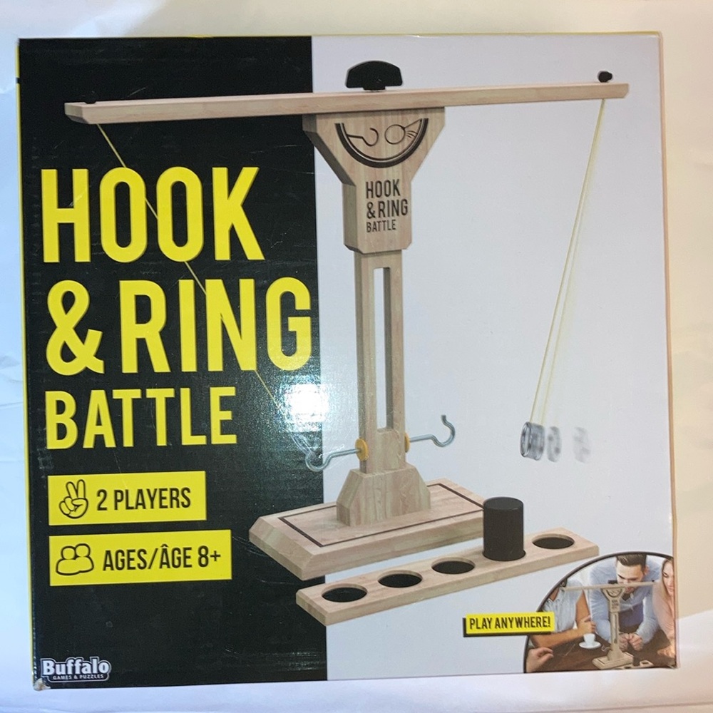 Hook & Ring Battle game by Buffalo Games & Puzzles, New in Box Unopened